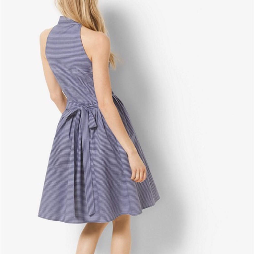BRAND NEW W/TAGS Michael Kors Striped Cotton Dress